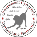 annuaire chien, logo du ​Groupement cynophile dynamique Belleville