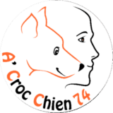 annuaire chien, logo A'Croc Chien 74 