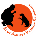 annuaire chien, logo  de l'Éduc Agility Passion Sanvignes