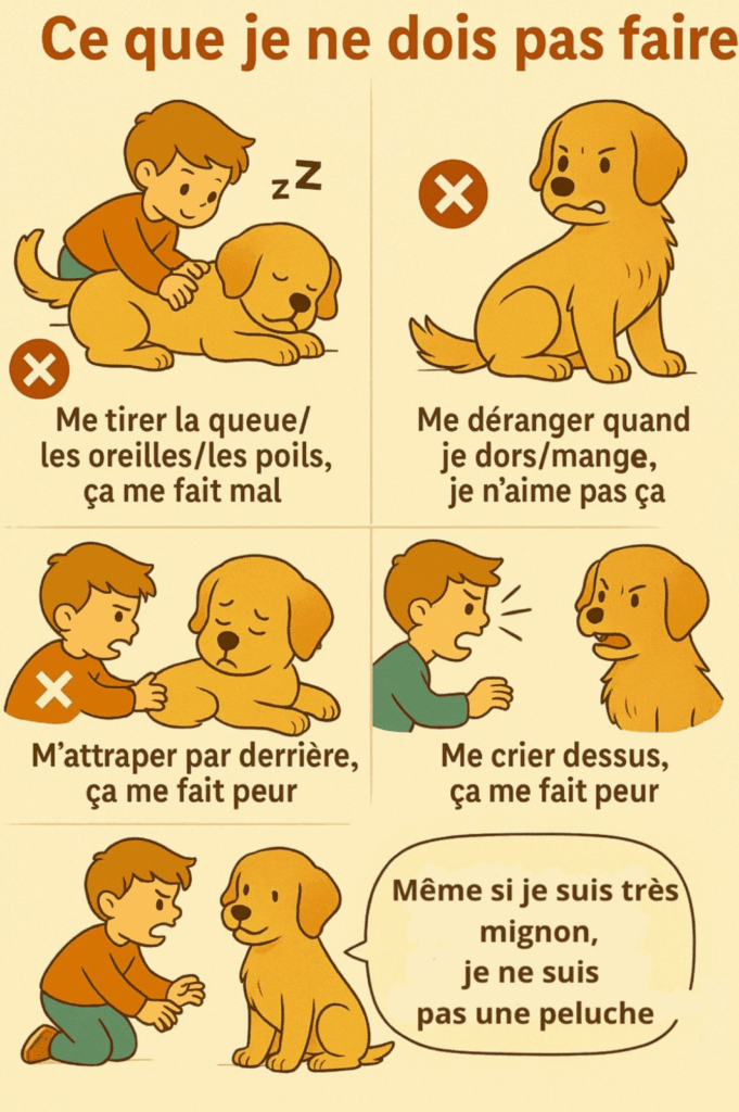 L'arrivée d'un chiot dans la famille est un grand évènement ... pour les grands comme pour les petits. Vanessa Vallès a produit un livret adapté aux petits