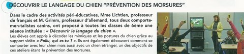 Poilu qui es-tu ? Prévention des morsures