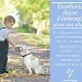 Affiche de prévention de l’association "Humanimo" :  laisser venir le chien à soi sans le forcer pour renforcer la relation de confiance avec le chien