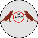annuaire chien, logo de l'association 100 laisses