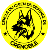 annuaire chien, logo du Cercle du Chien de Défense de Grenoble - CCDG
