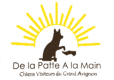 annuaire chien, logo association De la patte à la main