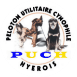 annuaire chien, logo Peloton Utilitaire Cynophile d'Hyères